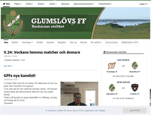 Tablet Screenshot of glumslovsff.se